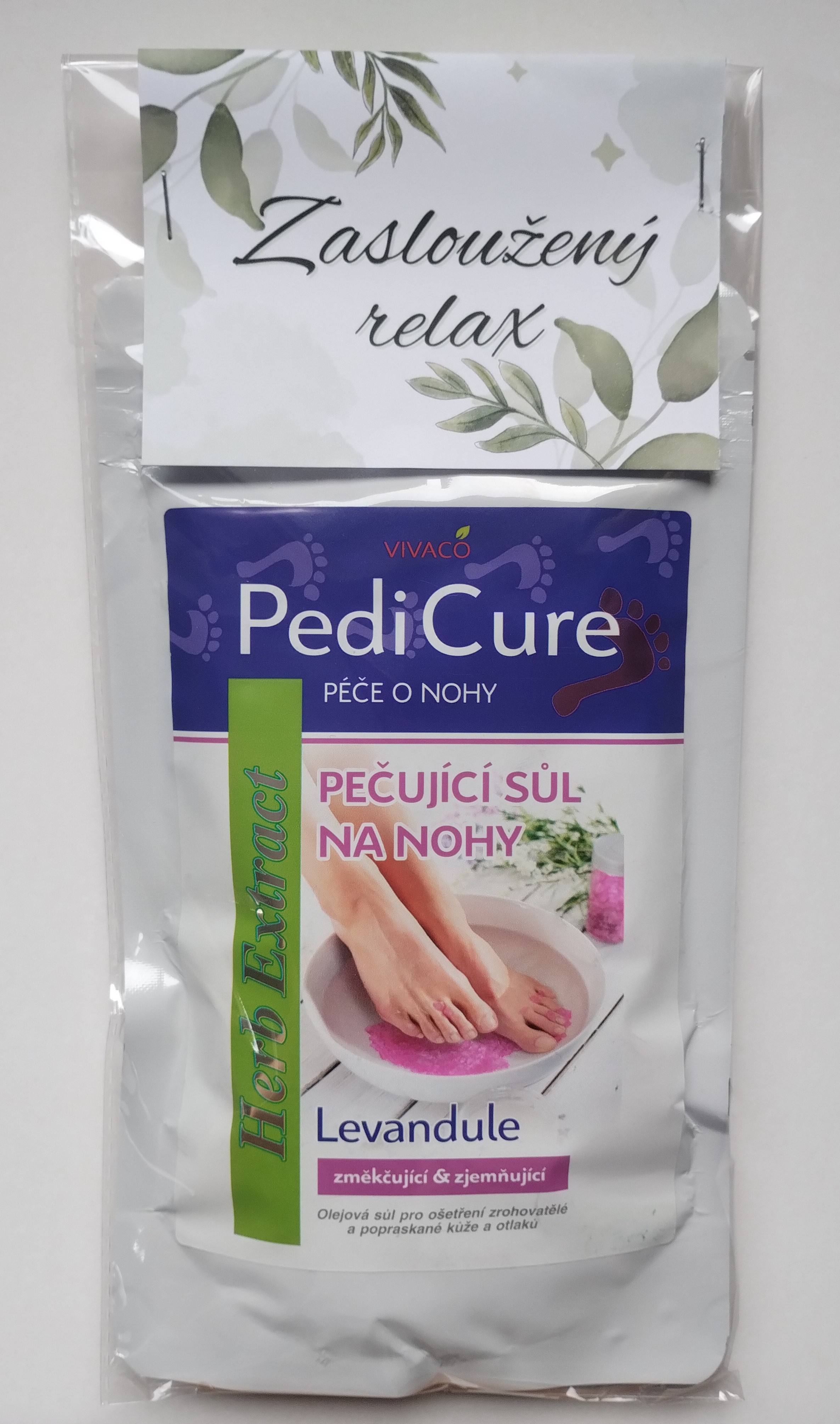 Zasloužený relax - SŮL NA NOHY S LEVANDULOVÝM OLEJEM PediCure 300g